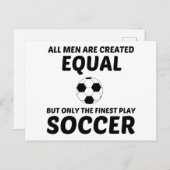 MÄNNER SCHAFFEN GLEICHE GLEICHE, ABER DER SCHÖNSTE POSTKARTE (Vorne/Hinten)