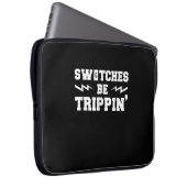 Männer-Schalter werden Trippin Funny Electrician G Laptopschutzhülle (Vorne Rechts)