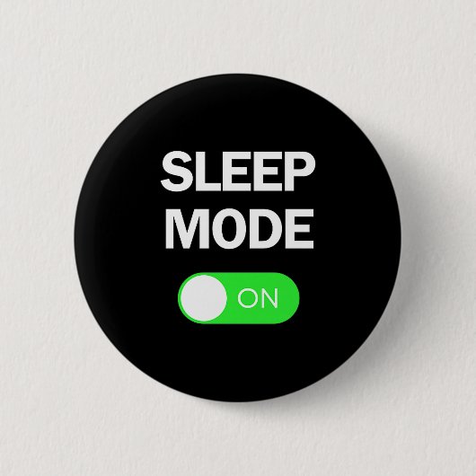 Männer Schlafmodus Witz Humor Schlaf Button (Vorderseite)
