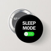 Männer Schlafmodus Witz Humor Schlaf Button (Vorne & Hinten)