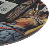 Männer Schneidebrett (Ecke)