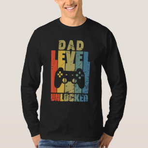 Männer Schwangerschaft Ankündigung Vater Stufe ent T-Shirt