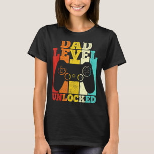 Männer Schwangerschaft Ankündigung Vater Stufe ent T-Shirt