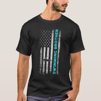 Männer schwimmen Bruder T-Shirt