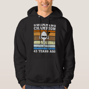 Männer schwimmen Champion vor 43 Jahren schnell Sp Hoodie