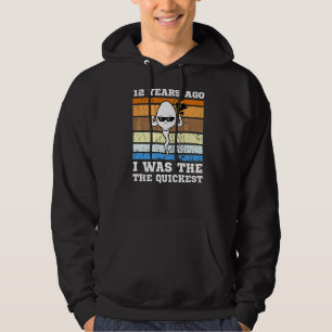 Männer schwimmen vor 12 Jahren schnell Hoodie