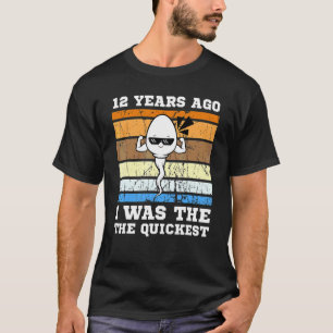 Männer schwimmen vor 12 Jahren schnell T-Shirt