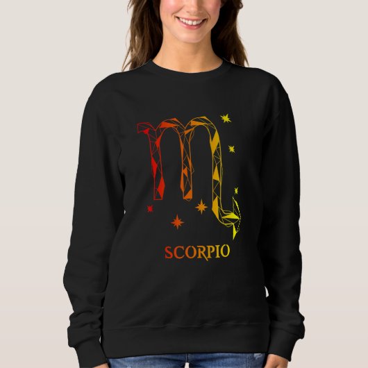 Männer Scorpio Zodiac 1 Sweatshirt (Vorderseite)