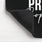 Männer setzen das Pro in Propofol-Anästhesist Mousepad (Ecke)