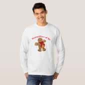Männer Shirt Wanna Piece of Me Gingerbread Mann (Vorne ganz)