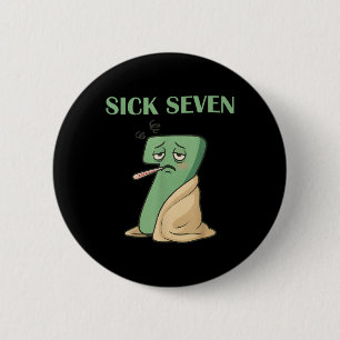 Männer Sick Seven Halloween-Kostümentwurf für Hall Button