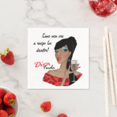 Männer sind ein Rezept für Desaster! Serviette (Beispiel)