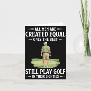 Männer sind gleich geschaffen Golfspielen in den A Karte