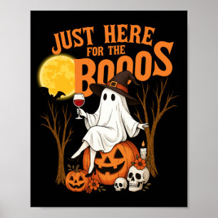Männer sind hier für die Buh-Rufe Halloween Lustig Poster