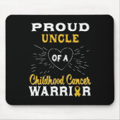 Männer sind stolz auf einen Krebskrieger im Kindes Mousepad (Vorne)