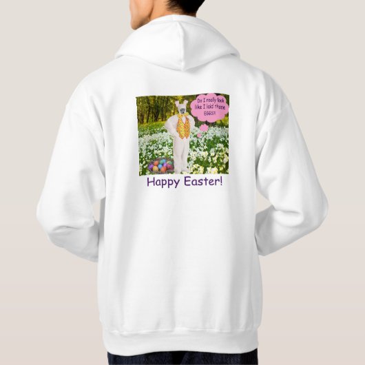 Männer sind verrückt. Happy Oaster. klipspringt/so Hoodie (Rückseite)