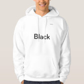 Männer sind weiß mit einfachen Ausdrücken. Hoodie (Vorderseite)