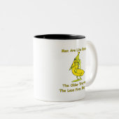 Männer sind wie Bananen Zweifarbige Tasse (VorderseiteRechts)