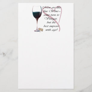 Männer sind wie feiner Wein-Geschenke Briefpapier