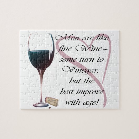Männer sind wie feiner Wein-Geschenke Puzzle (Horizontal)