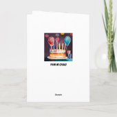 Männer sind wie Watercolor Karte (Rückseite)