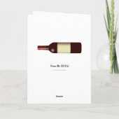 Männer sind wie Wein Funny Vintag Geburtstag Karte (Rückseite)