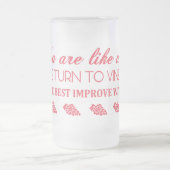 MÄNNER SIND WIE WEIN... TASSE mattiert GLAS (Mittel)