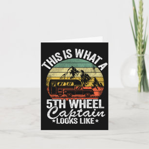 Männer, so sieht ein 5-Rad-Kapitän aus Karte