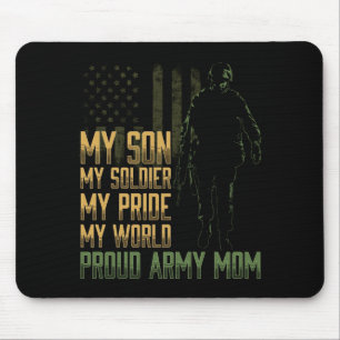 Männer So Sohn Soldat Stolz Armee Mama Militär Mut Mousepad