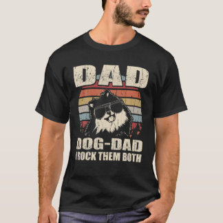 Männer Spitz Vater und Hund Vater ich Rock sie bei T-Shirt