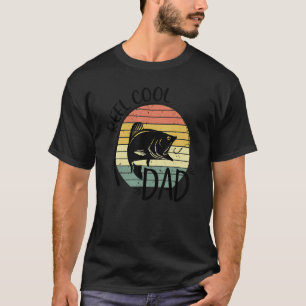 Männer Spule Cool Stiefvater Angelvater Papa Vate T-Shirt