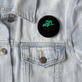 Männer St Patricks Day Alien Ufo Shamrock Sasquatc Button (Beispiel)
