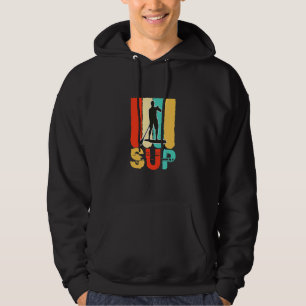 Männer stehen auf und paddeln Surfer Männer Hoodie