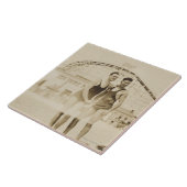 Männer stehend auf Strand Fliese (Seite)