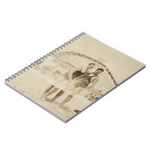 Männer stehend auf Strand Notizblock (Linke Seite)