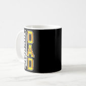 Männer Stolz Softll Vater Daddy Coach Von Tochter Kaffeetasse (Vorderseite Links)