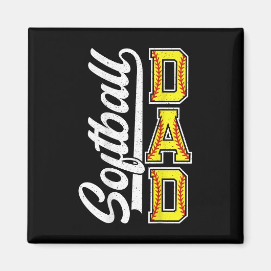 Männer Stolz Softll Vater Daddy Coach Von Tochter Magnet (Vorne)