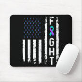Männer-Suizidpräventionsflagge Kampf gegen psychis Mousepad (Mit Mouse)