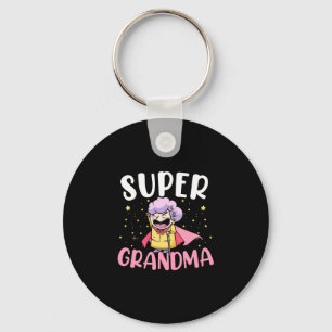 Männer Super Oma Superheld Großmutter Oma Schlüsselanhänger