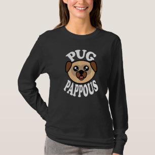 Männer Süßer Mops Papa T-Shirt