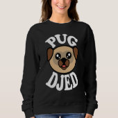 Männer Süßer Pug Djed Sweatshirt (Vorderseite)