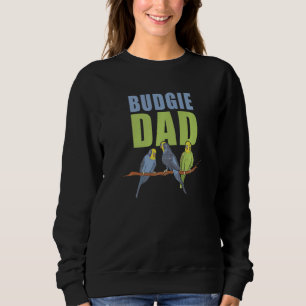 Männer Süßer Sittich Wellensittich Besitzer Wellen Sweatshirt