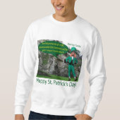 Männer Sweatshirt. Alles Gute zum St. Patrick's Da Sweatshirt (Vorderseite)