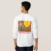 Männer Sweatshirt. Alles Gute zum Valentinstag. Sweatshirt (Schwarz voll)