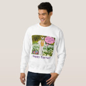 Männer Sweatshirt. Frohe Ostern. klipspringer/bunt Sweatshirt (Vorne ganz)