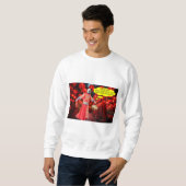 Männer Sweatshirt. Happy Chinese New Year. Panda/m Sweatshirt (Vorne ganz)