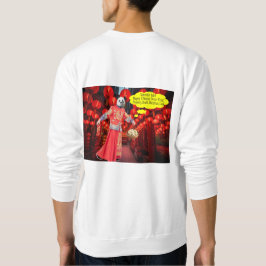 Männer Sweatshirt. Happy Chinese New Year. Panda/m Sweatshirt