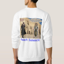 Männer Sweatshirt. Happy Passover. loris/Affe Sweatshirt