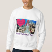 Männer Sweatshirt. Herzlichen Glückwunsch Valentin Sweatshirt (Vorderseite)