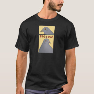 Männer T-Shirt Cartoon Pigeon